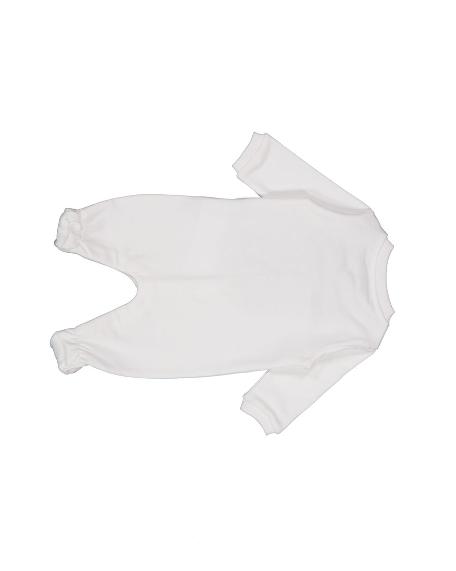 Moschino Baby Unisex Playsuit In White