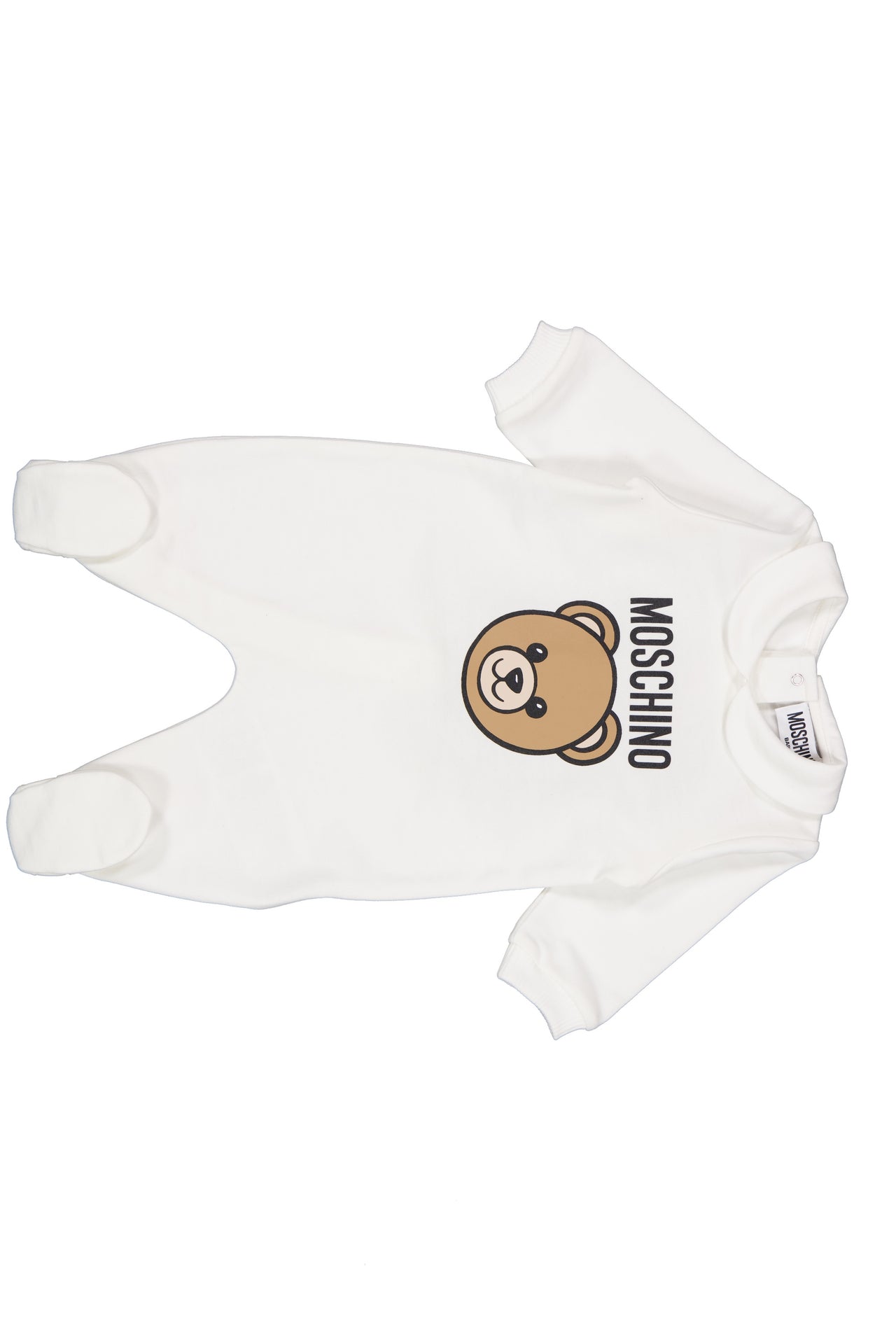 Moschino Baby Unisex Playsuit In OffWhite