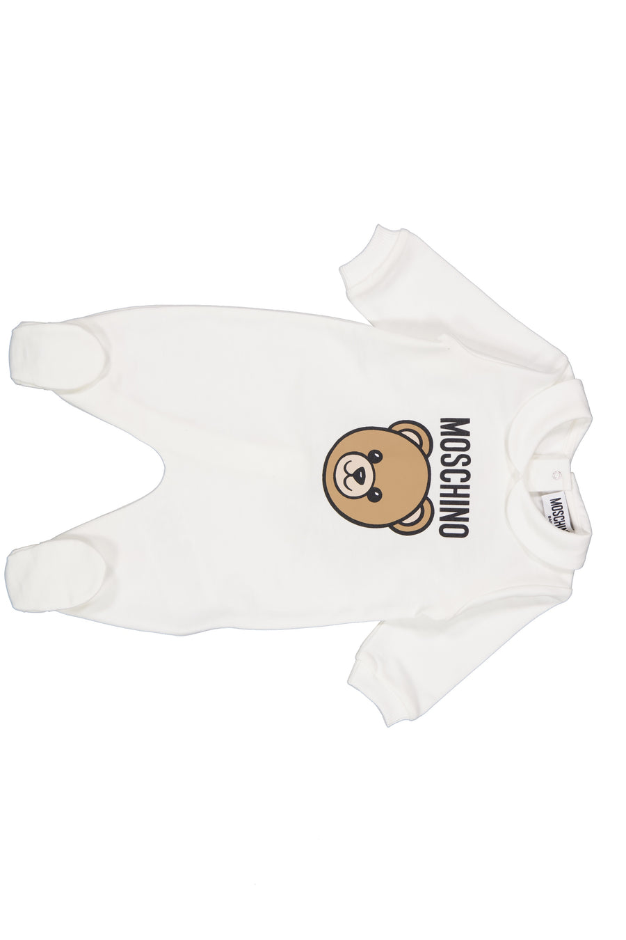 Moschino Baby Unisex Playsuit In OffWhite