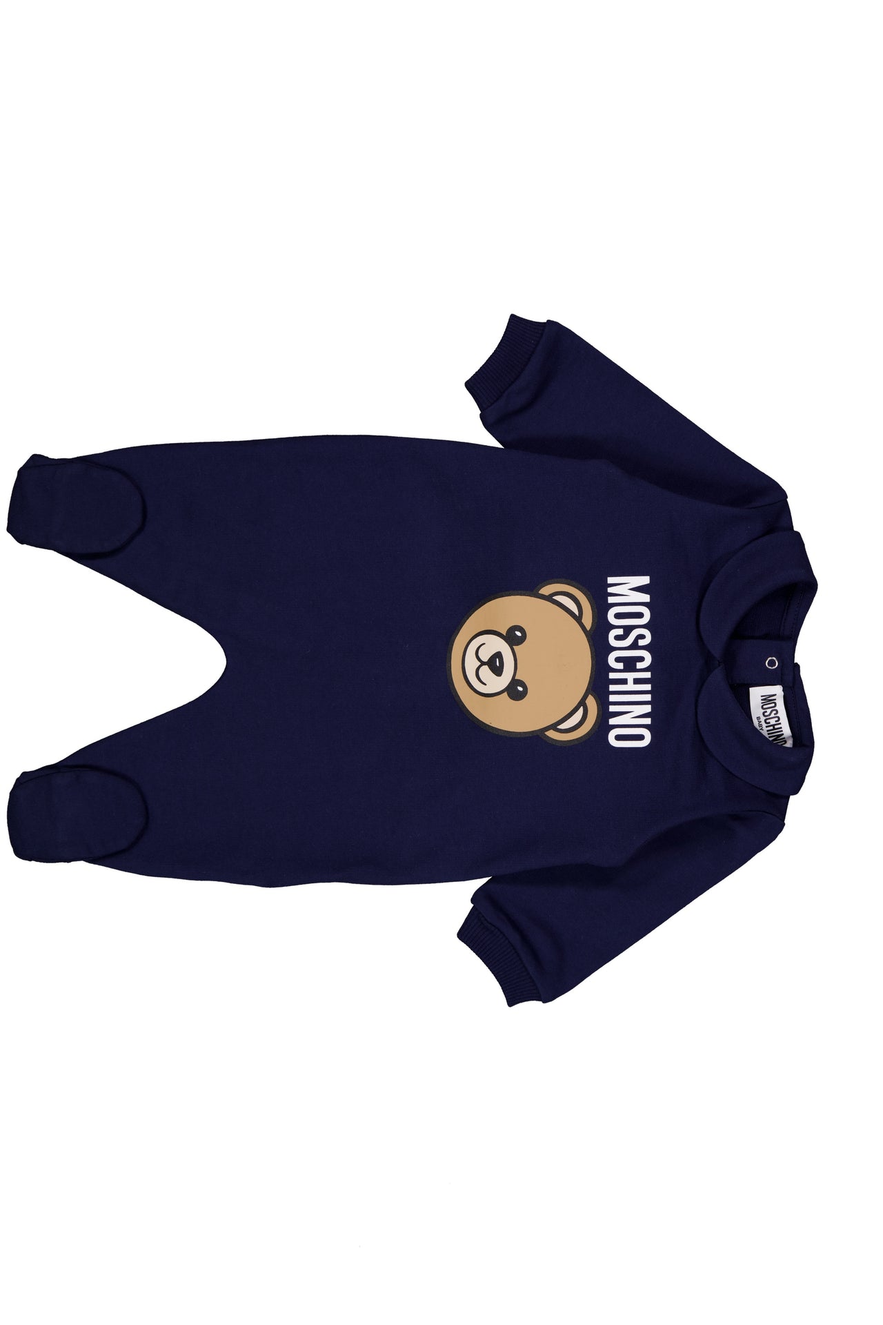 Moschino Baby Unisex Playsuit In Navy