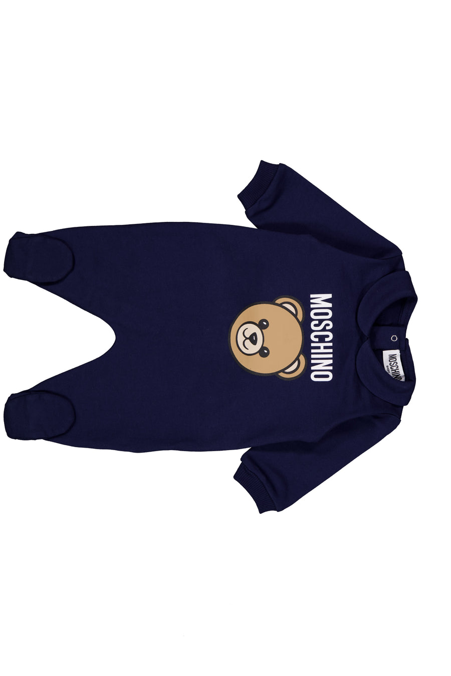 Moschino Baby Unisex Playsuit In Navy
