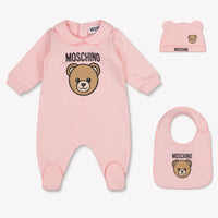 Moschino Baby Unisex Boxpakje In Licht Roze