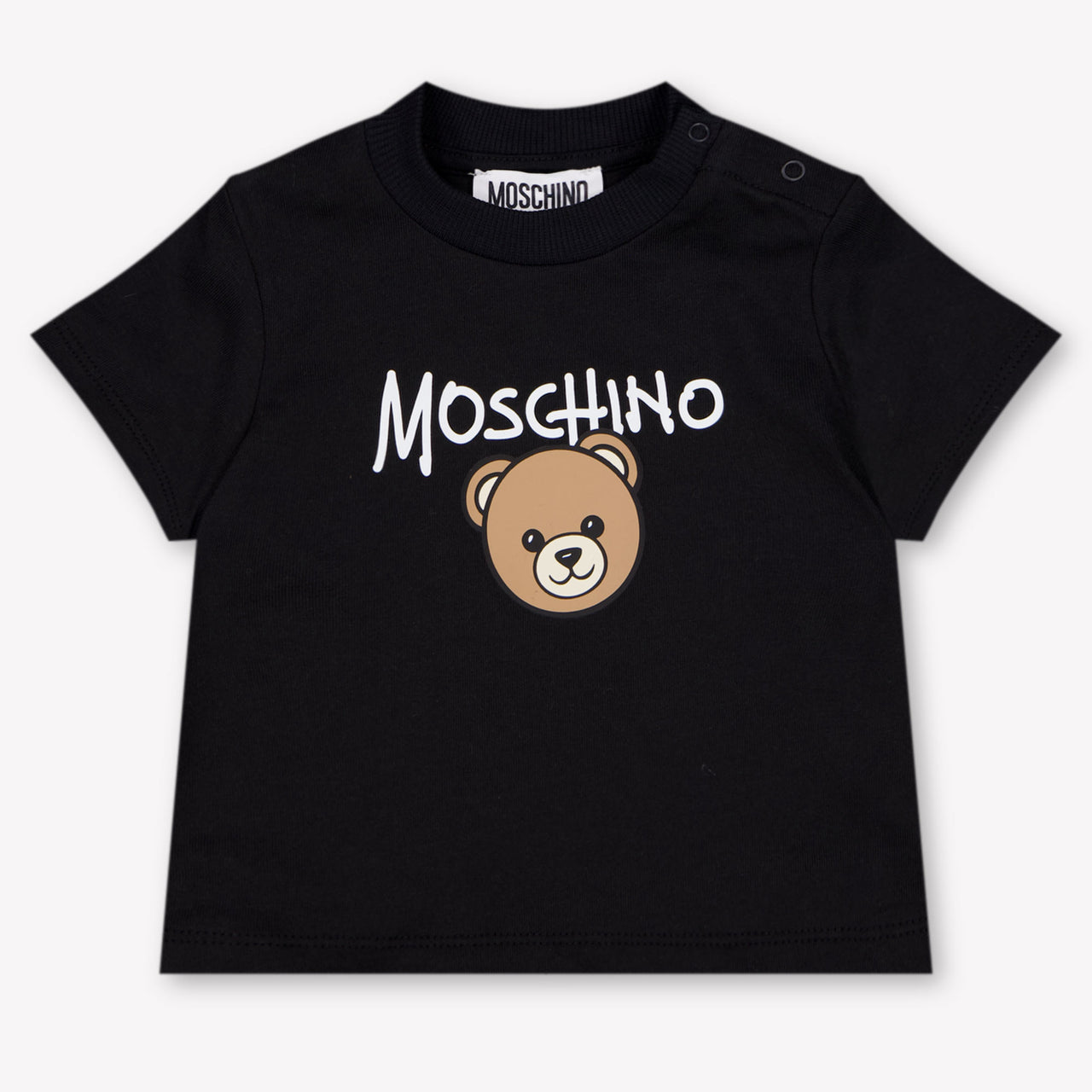 Moschino Baby Unisex T-Shirt In Zwart