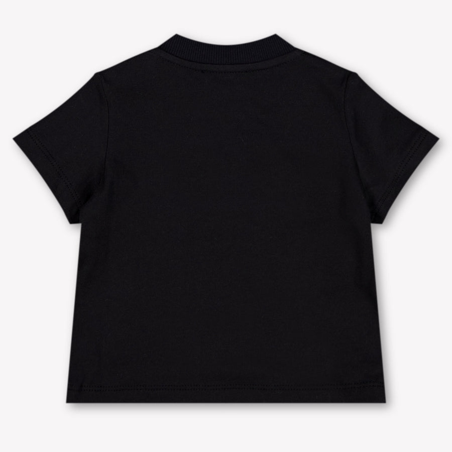 Moschino Baby Unisex T-Shirt In Zwart