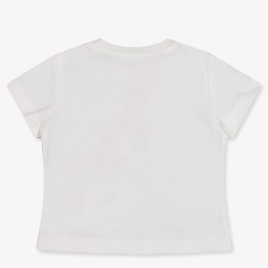 Moschino Baby Unisex T-Shirt In Off White