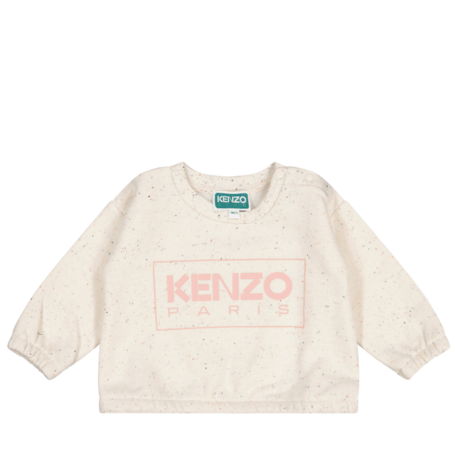 Kenzo kids Baby Girls Sweater Off White