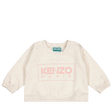 Kenzo kids Baby Girls Sweater Off White