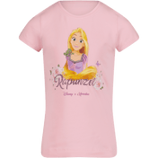 Monennalisa Children's Girls Tシャツピンク