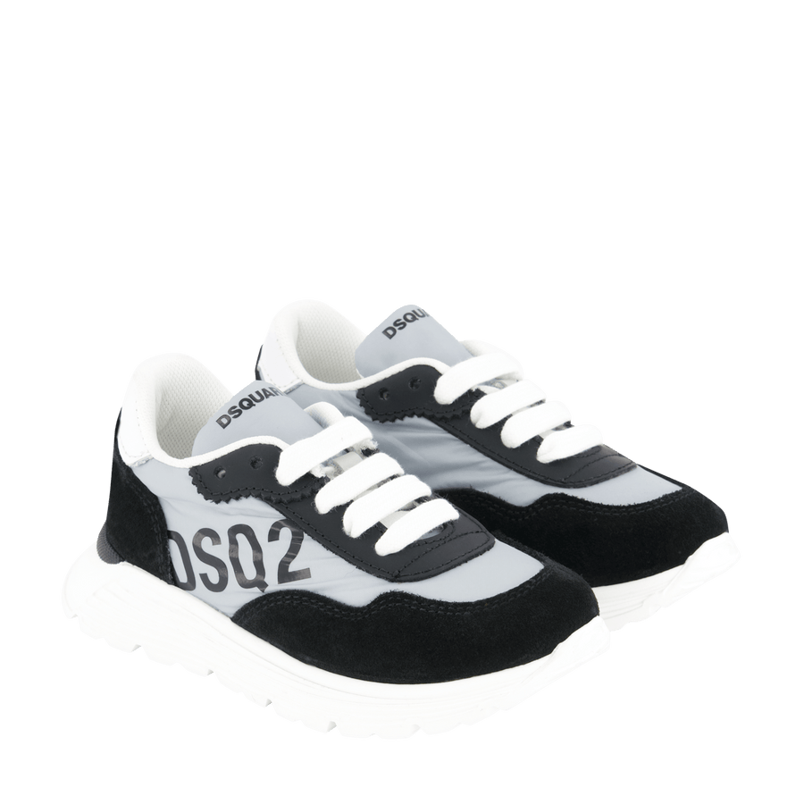 Dsquared2 Kinder Unisex Sneakers Zwart
