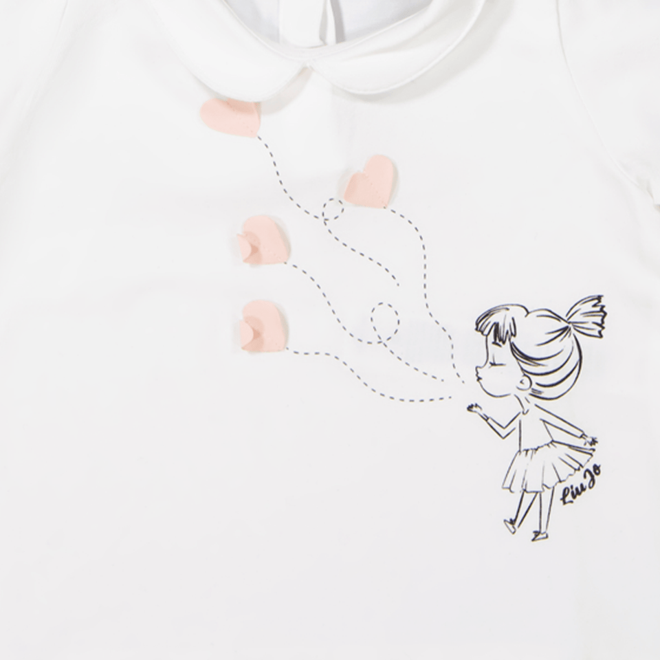 Liu Jo Baby Girls T-Shirt Off White