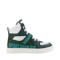 Dsquared2 Kinder Unisex Sneakers Groen 36