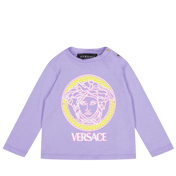 Versace Bebek Kız T-Shirt Lila