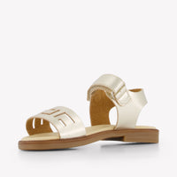 Andanines Girls Sandals In Gold