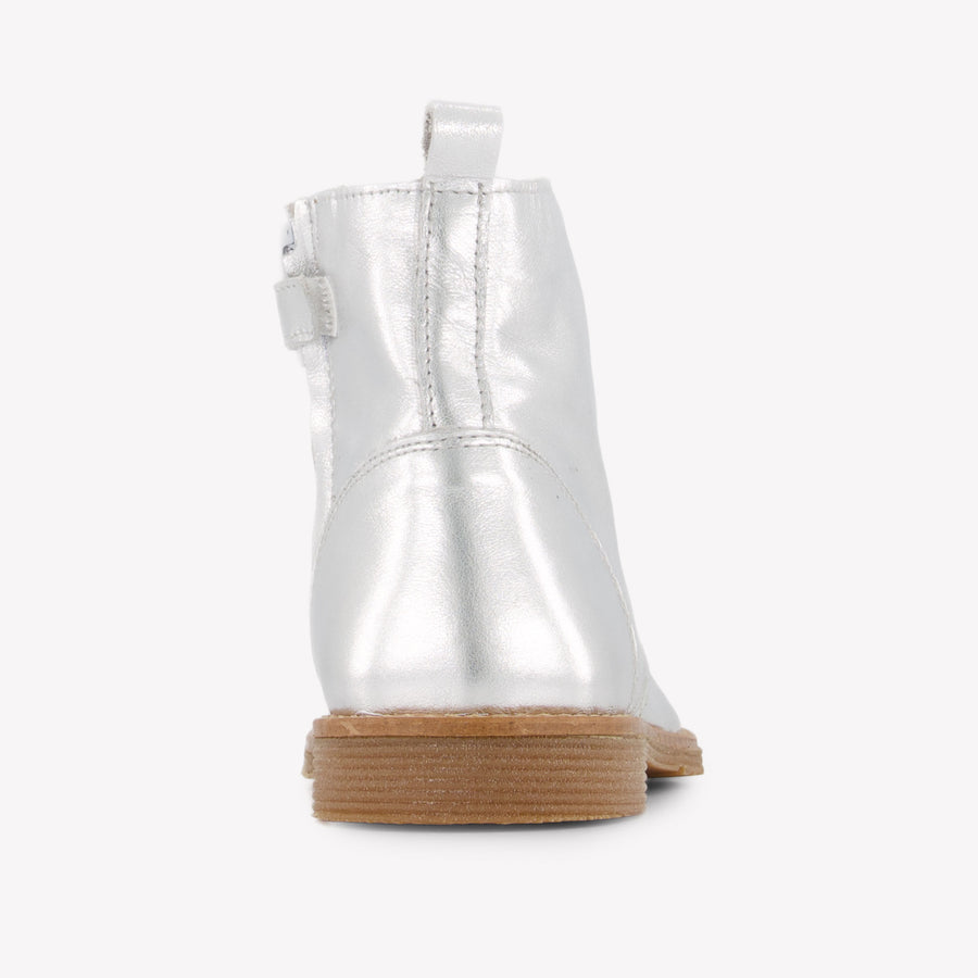 Andanines Girls Boots In Silver