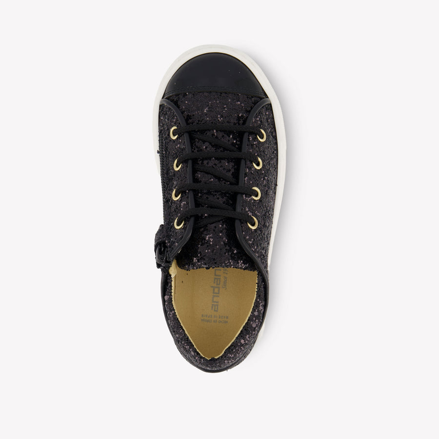 Andanines Kinder Meisjes Sneakers In Zwart