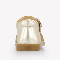 Andanines Girls Sandals In Gold