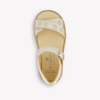 Andanines Girls Sandals In Gold
