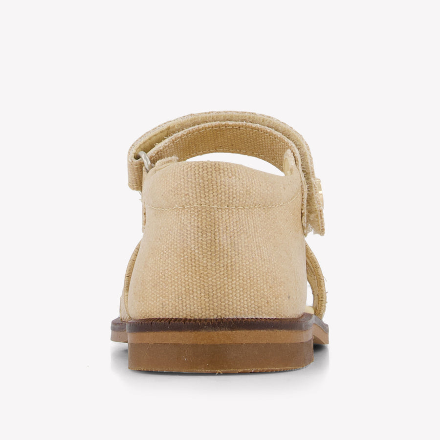 Andanines Girls Sandals In Beige