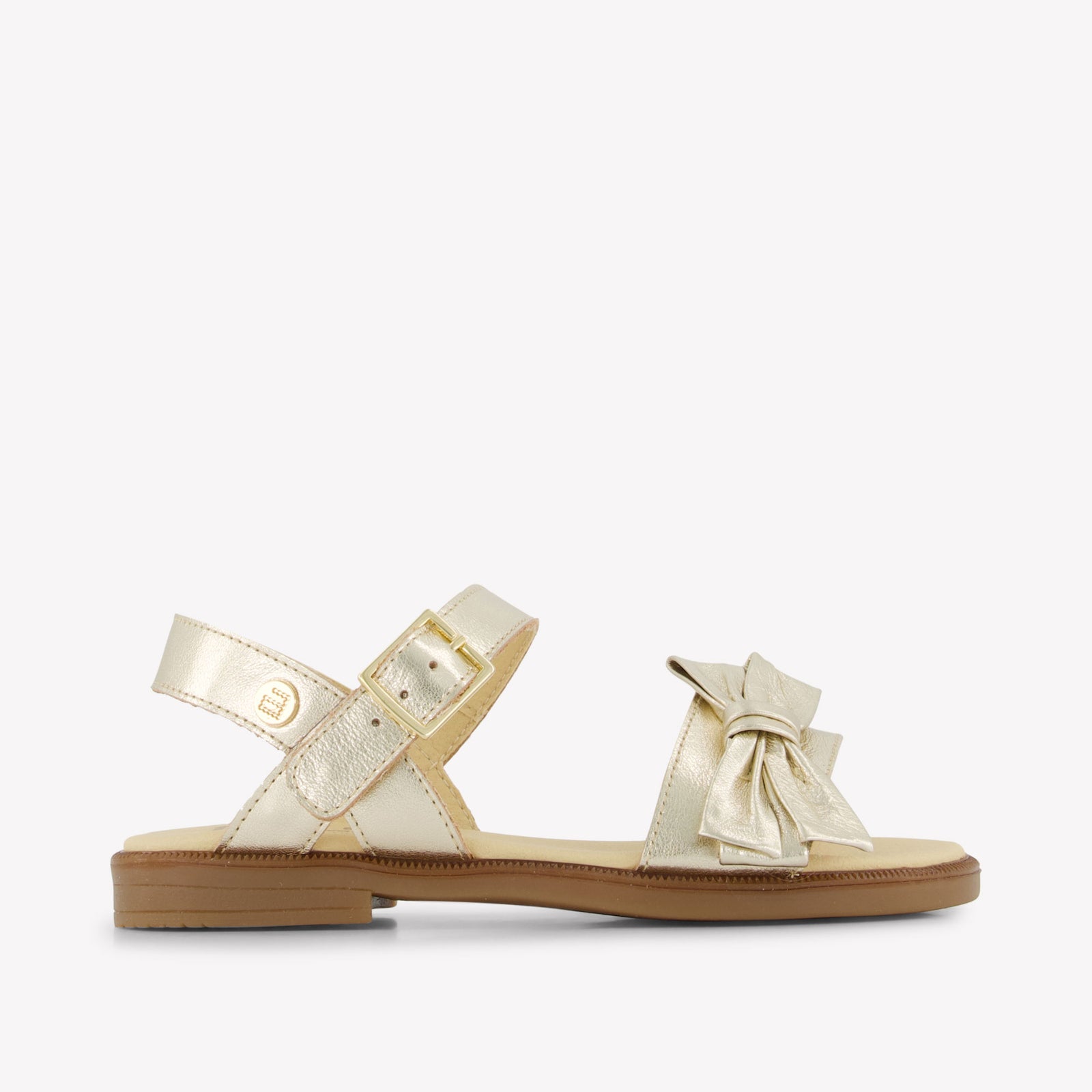 Andanines Girls Sandals In Gold
