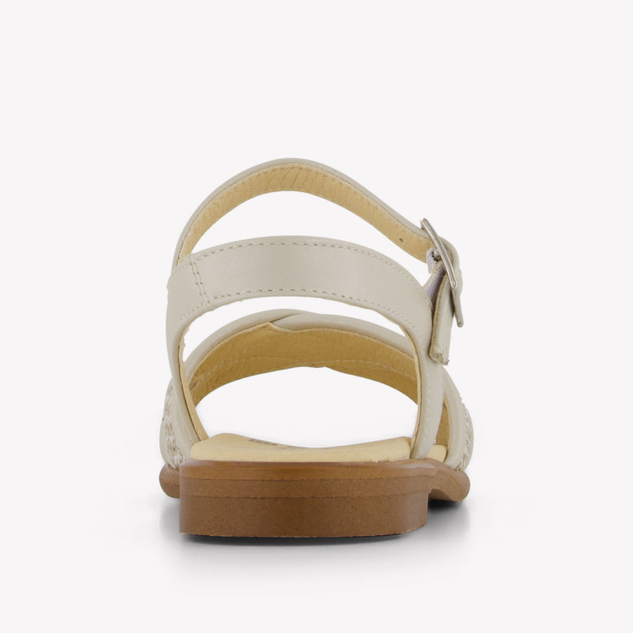 Andanines Girls Sandals In Beige