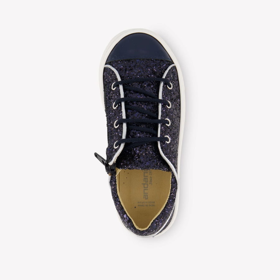 Andanines Meisjes Sneakers In Navy