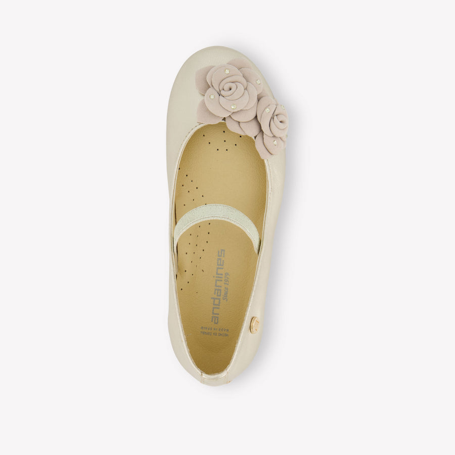 Andanines Girls Shoes In Gold