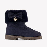Andanines Meisjes Laarzen In Navy