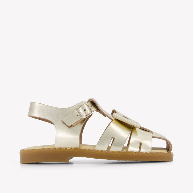 Andanines Girls Sandals In Gold