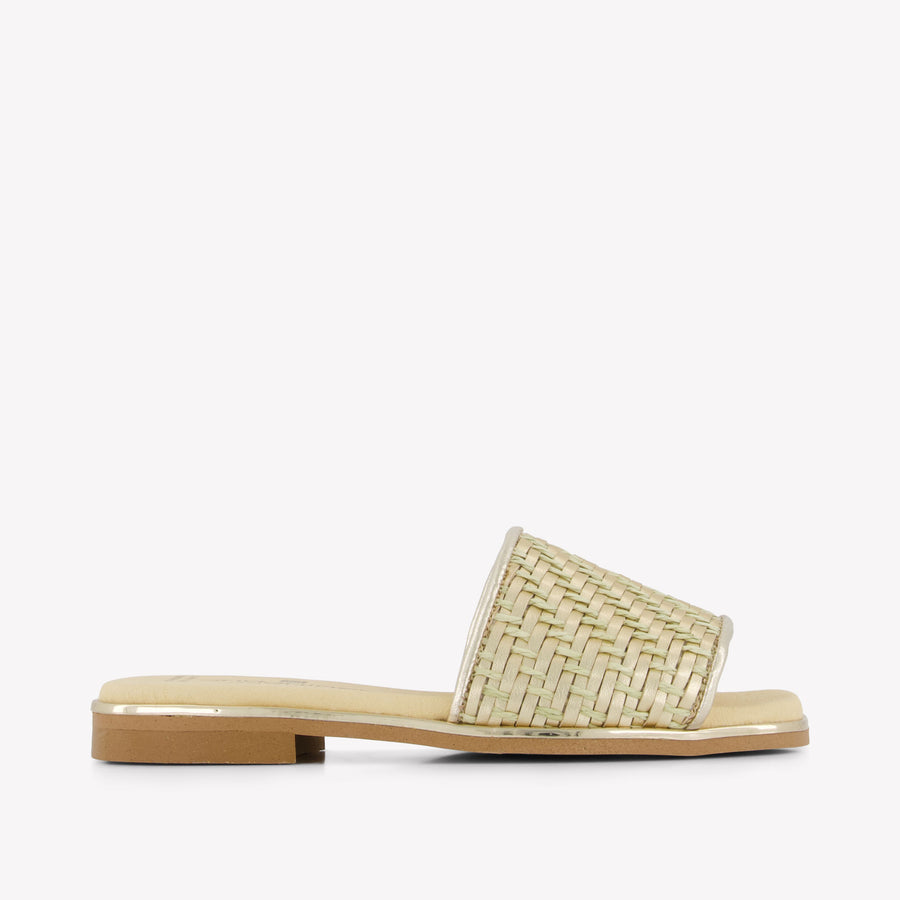 Andanines Kinder Meisjes Slippers In Goud