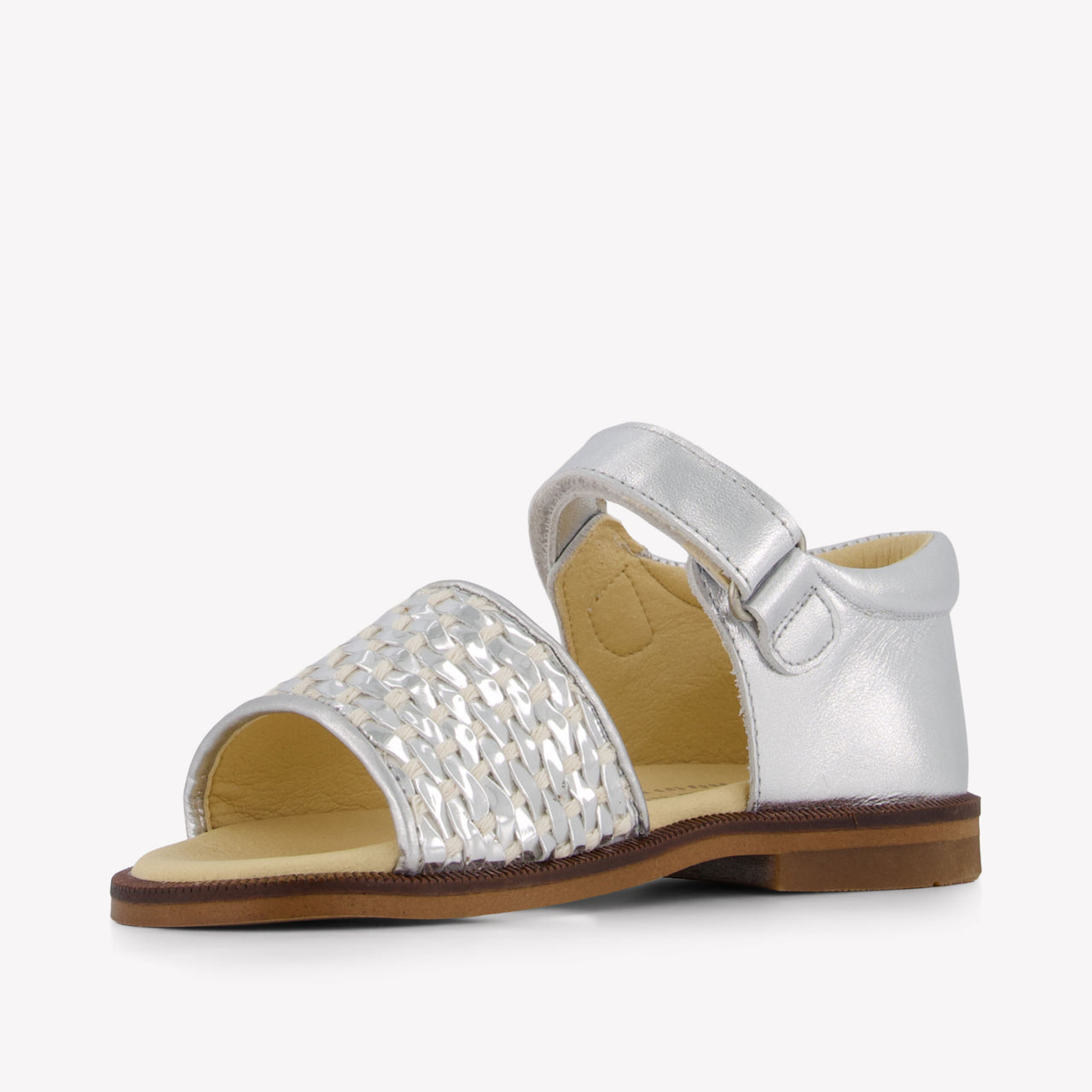 Andanines Girls Sandals In Silver