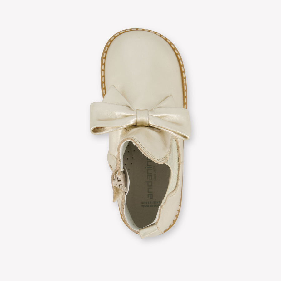 Andanines Girls Boots In Gold