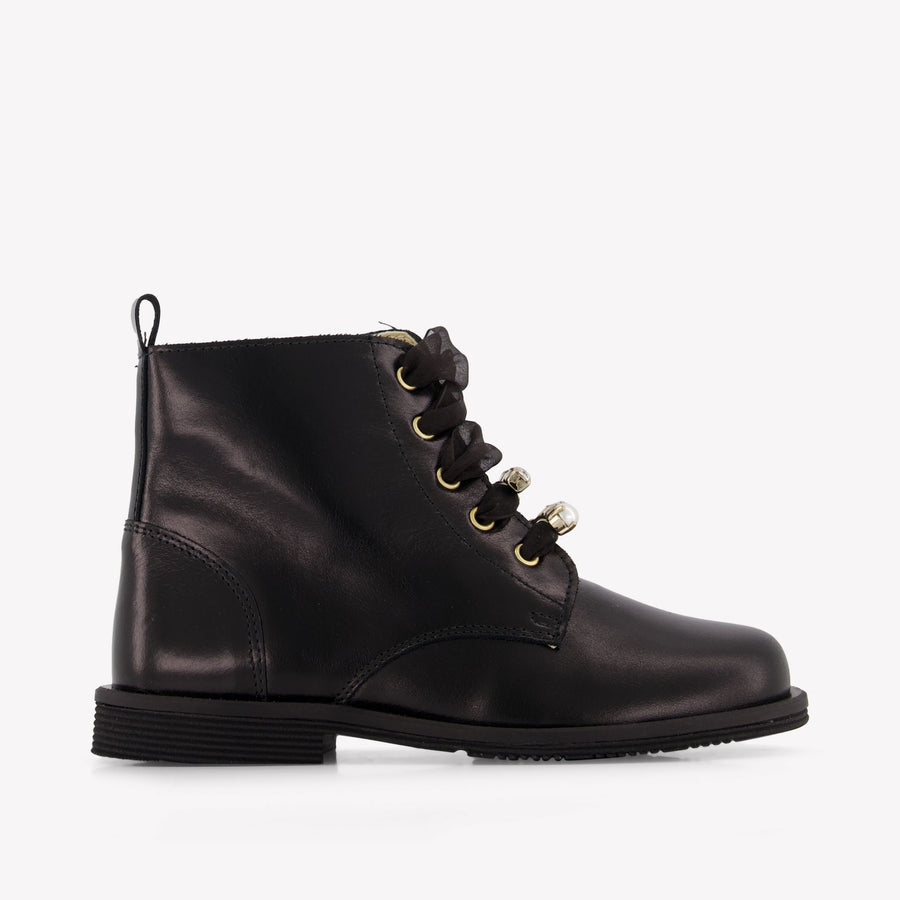 Andanines Girls Boots in Black