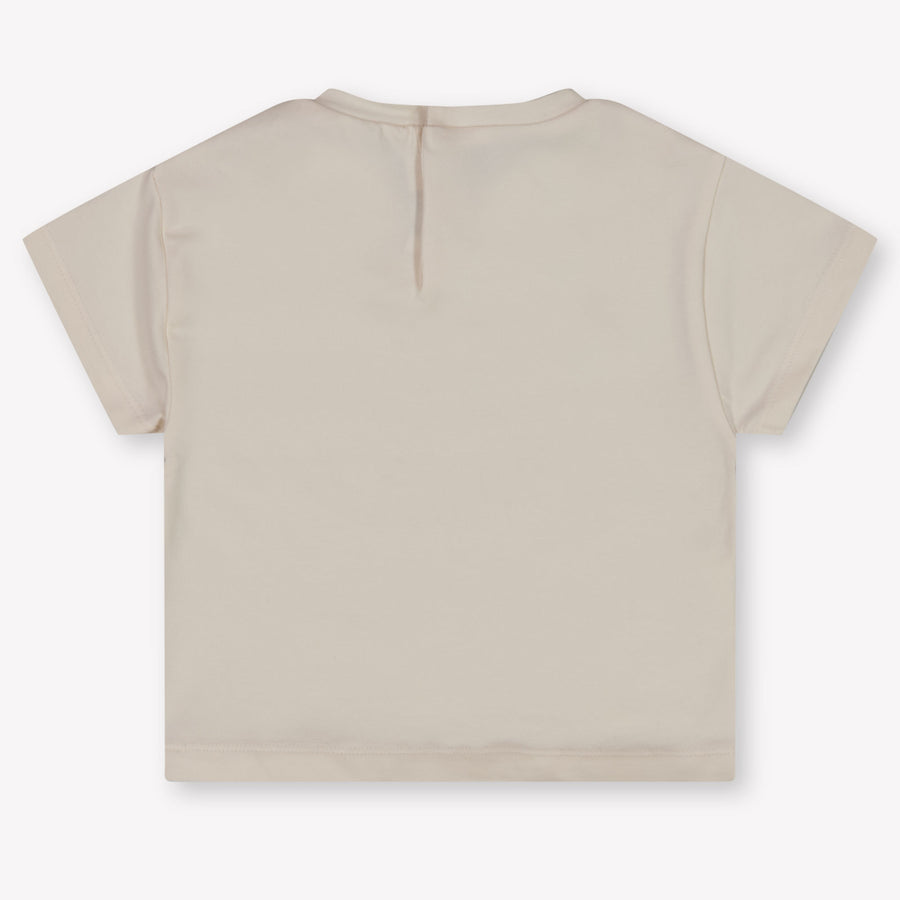 Mayoral Baby Girls T-Shirt In Light Beige