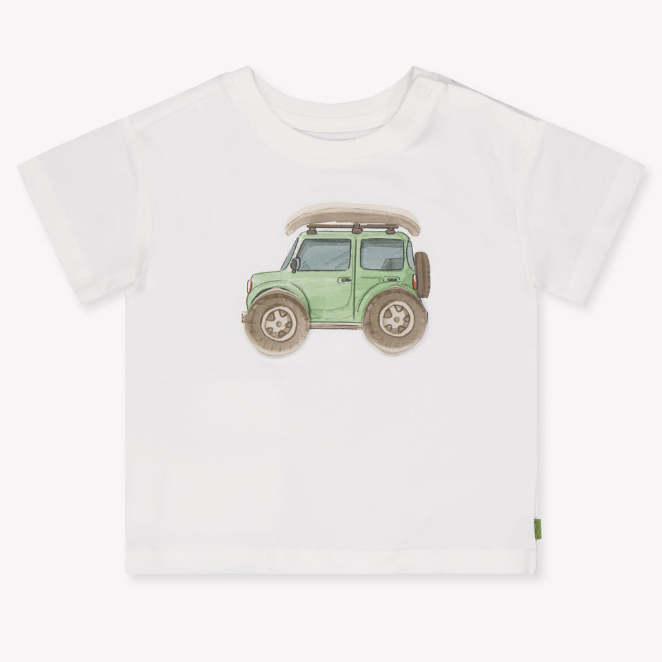 Mayoral Baby Boys T-Shirt In OffWhite