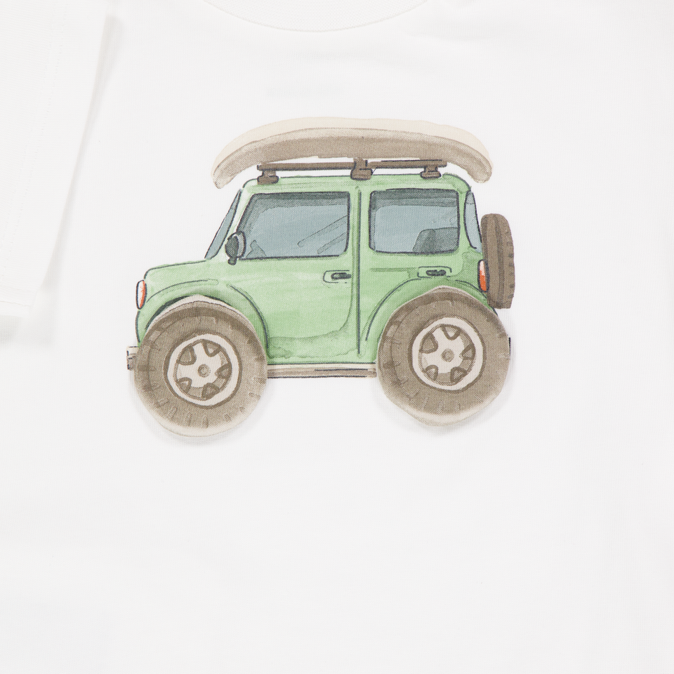 Mayoral Baby Boys T-Shirt In OffWhite