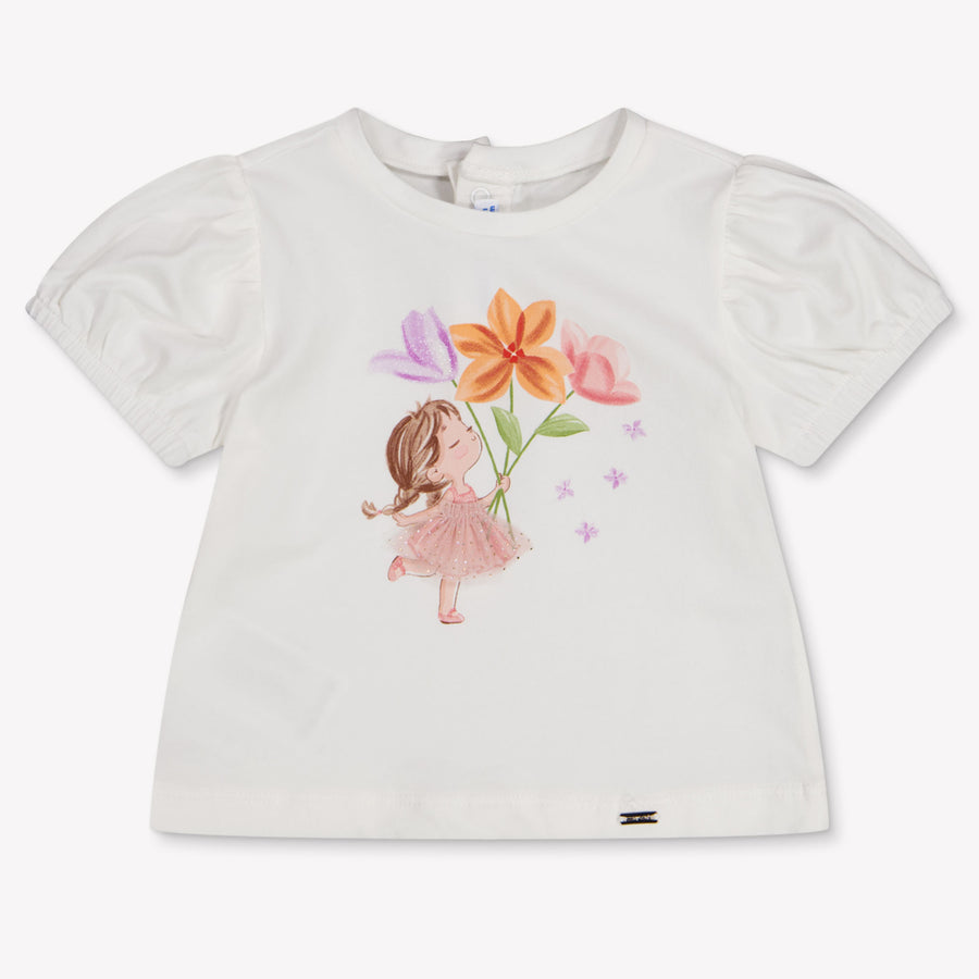 Mayoral Baby Girls T-Shirt in Light Pink