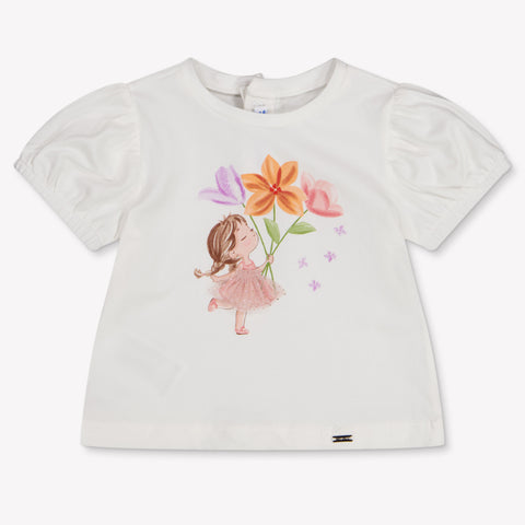 Mayoral Baby Girls T-Shirt In Light Pink