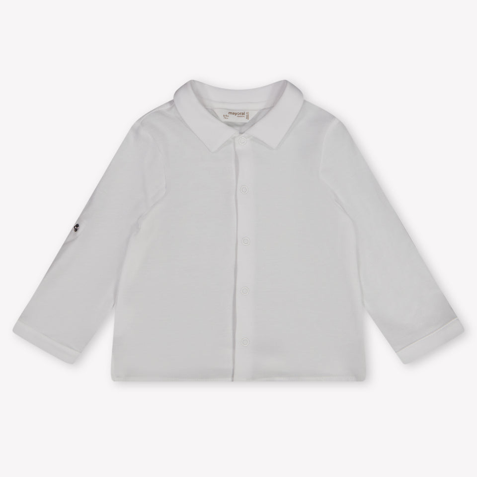 Mayoral Baby Boys Blouse In White
