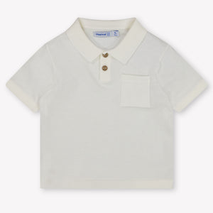 Mayoral Baby Boys Polo In OffWhite