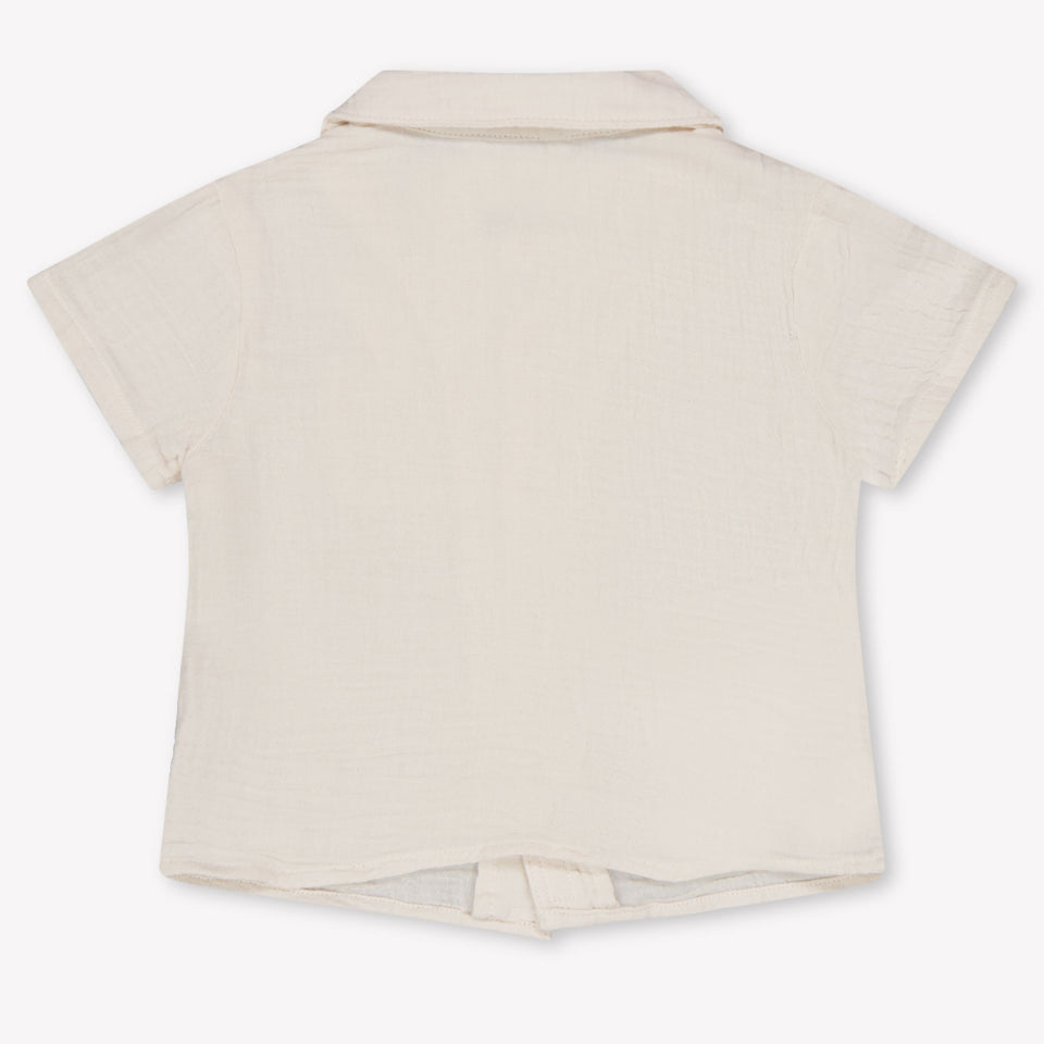 Mayoral Baby Jongens Blouse In Licht Beige