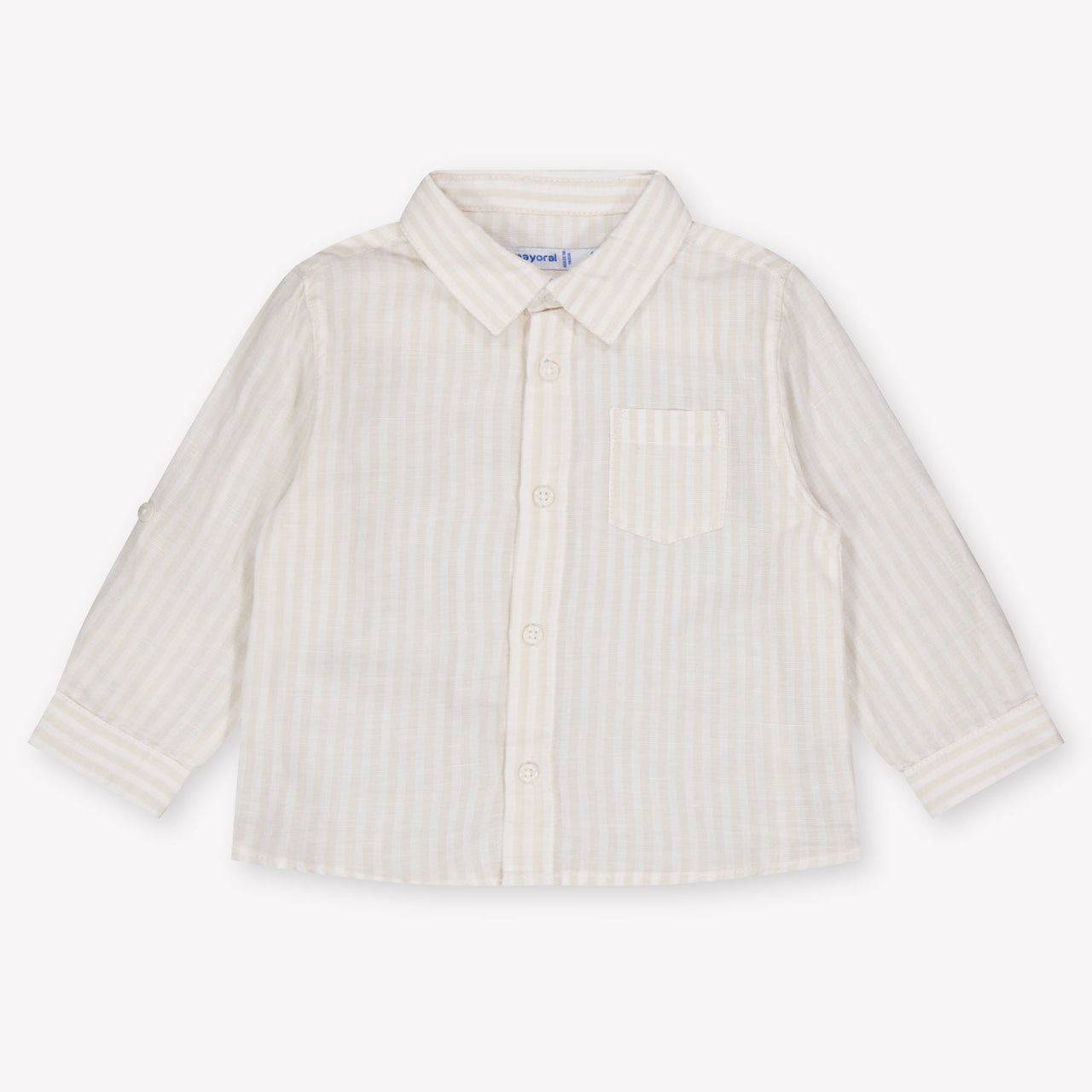Mayoral Baby Boys Blouse In Light Beige