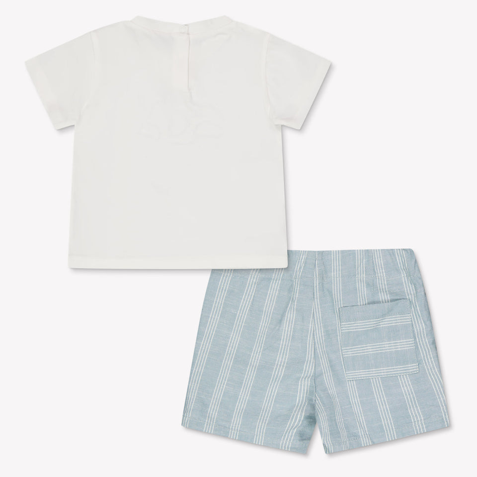 Mayoral Baby Boys Set In Light Blue
