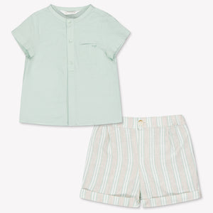 Mayoral Baby Boys Set In Light Green