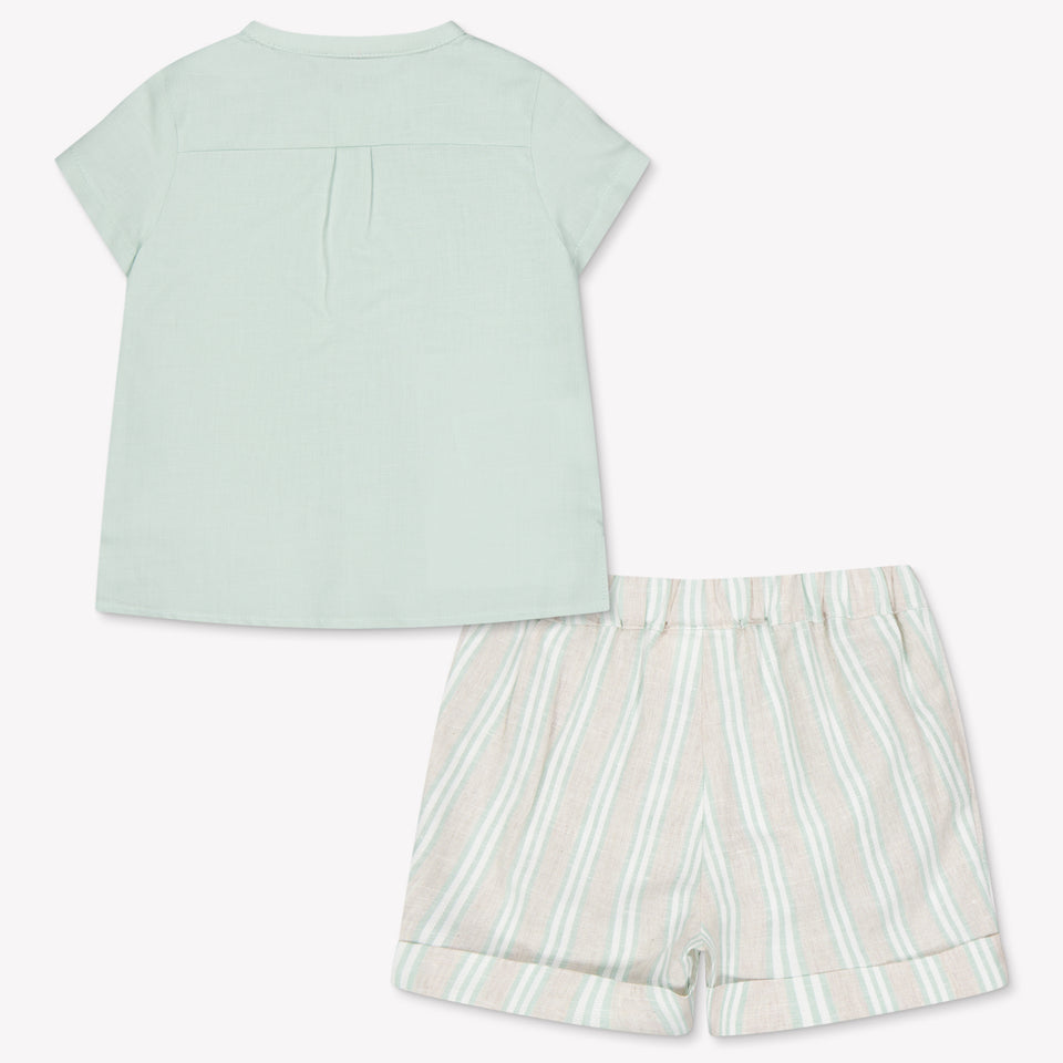 Mayoral Baby Jongens Setje In Licht Groen