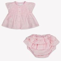 Mayoral Baby Girls Set In Light Pink
