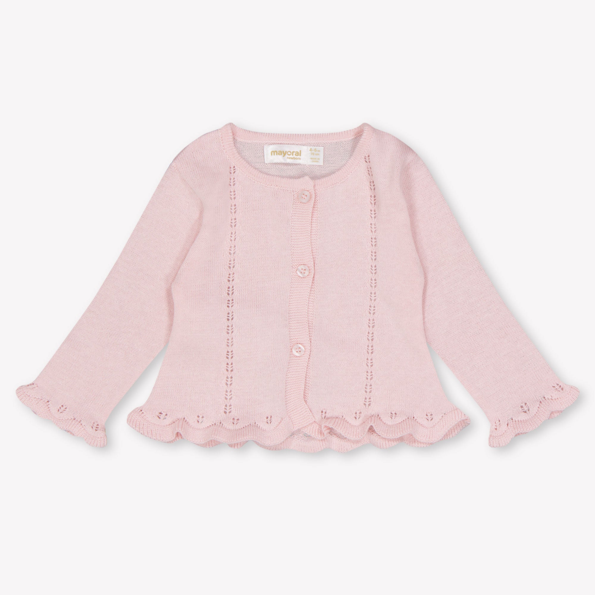 Mayoral Baby Girls Set In Light Pink