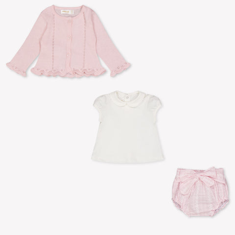 Mayoral Baby Girls Set In Light Pink