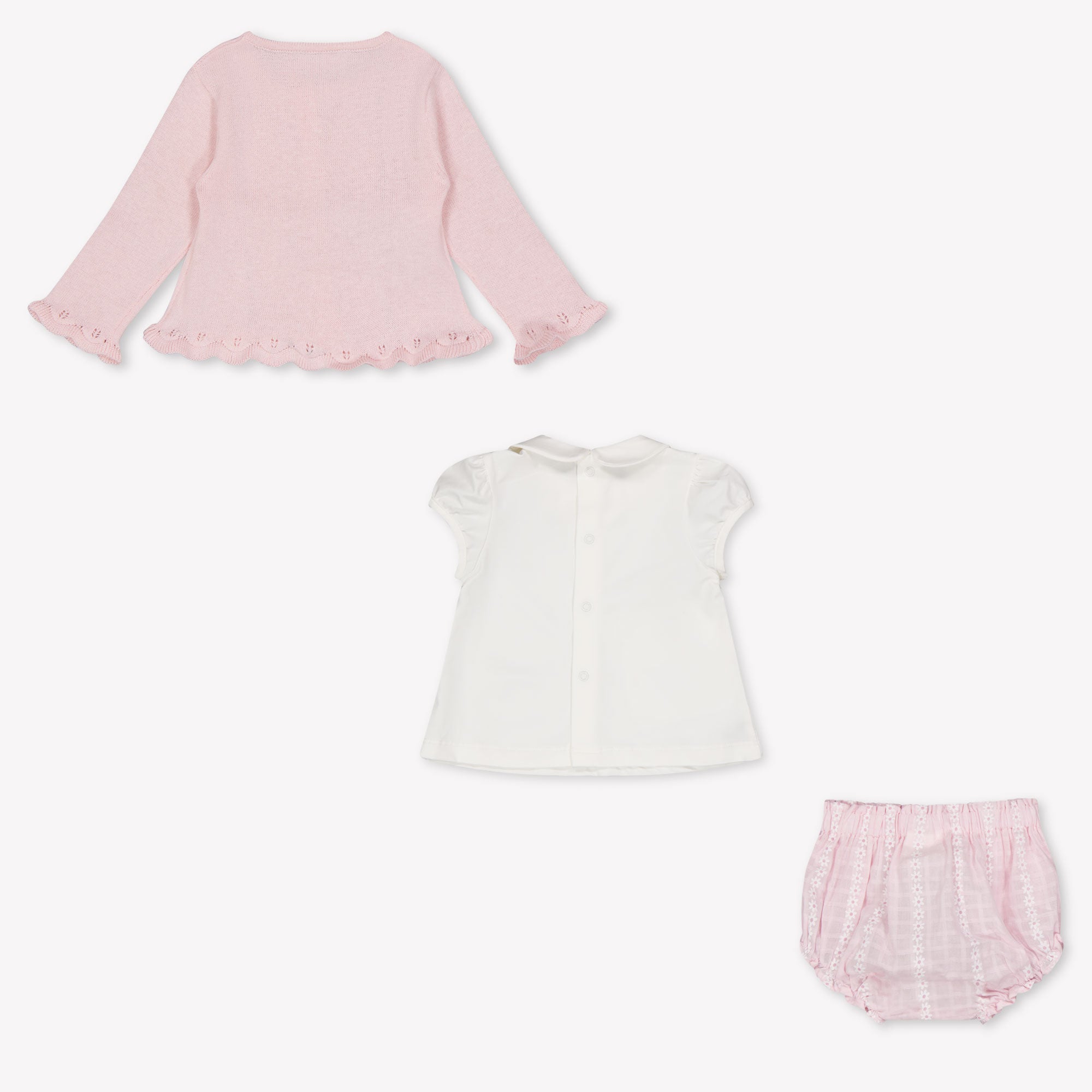 Mayoral Baby Girls Set In Light Pink