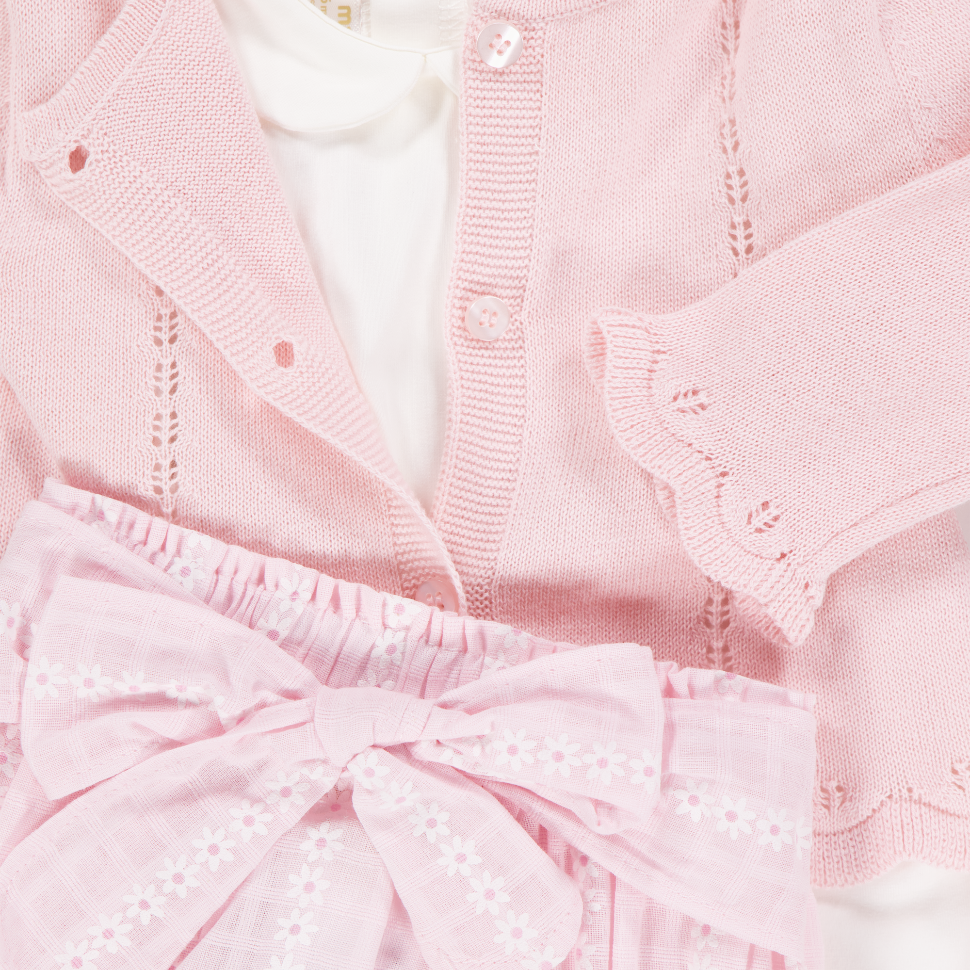 Mayoral Baby Girls Set In Light Pink