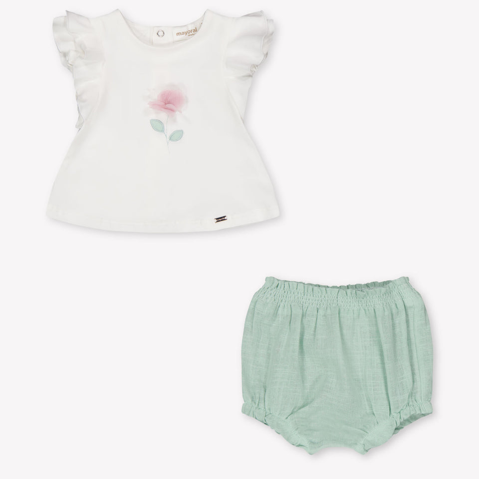 Mayoral Baby Meisjes Setje In Licht Groen